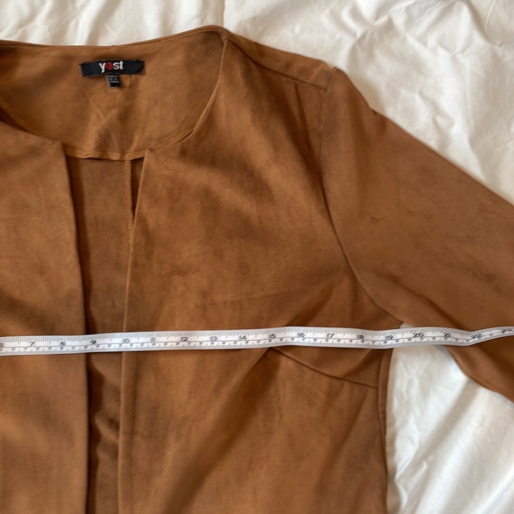 YEST faux suede jacket size M - Picture 6 of 8